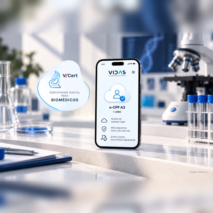 E- Biomedicina | e-CPF A3 1 Ano em Nuvem