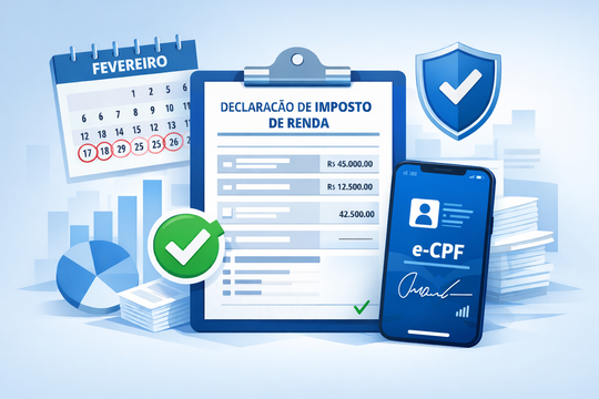 Imposto de Renda 2026: por que o e-CPF facilita (e muito) a sua declaração