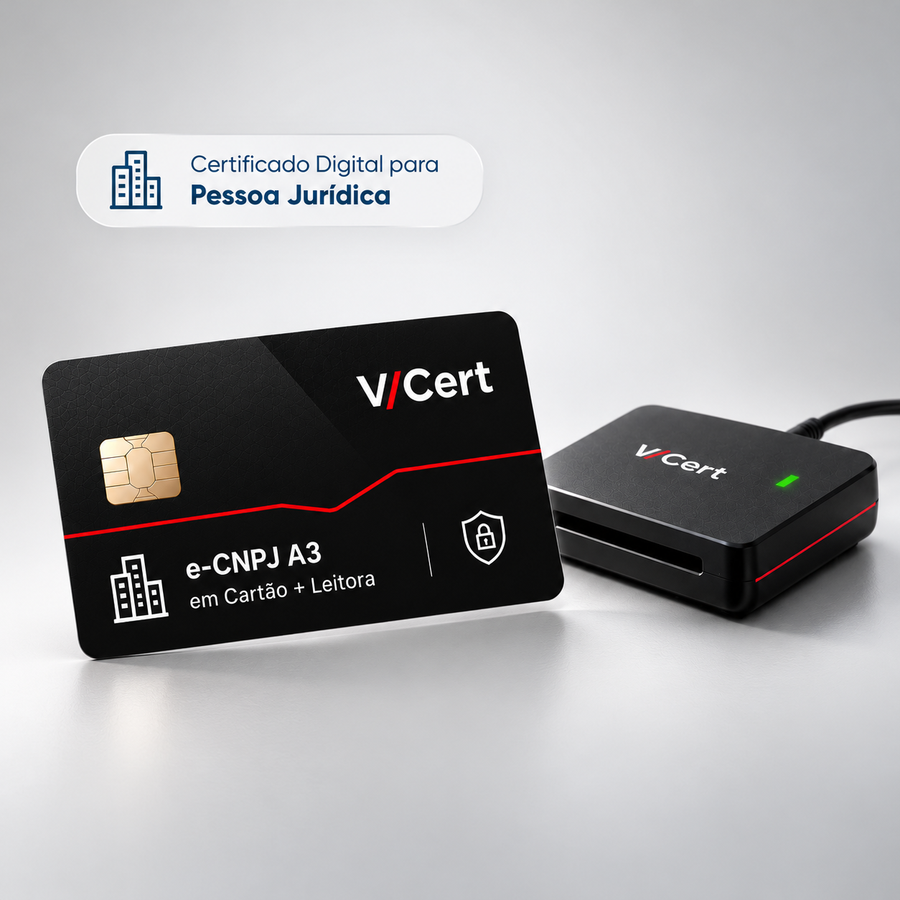 e-CNPJ A3 em Cartão + Leitora
