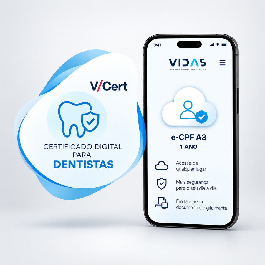 E- Odontologia | e-CPF A3 1 Ano em Nuvem