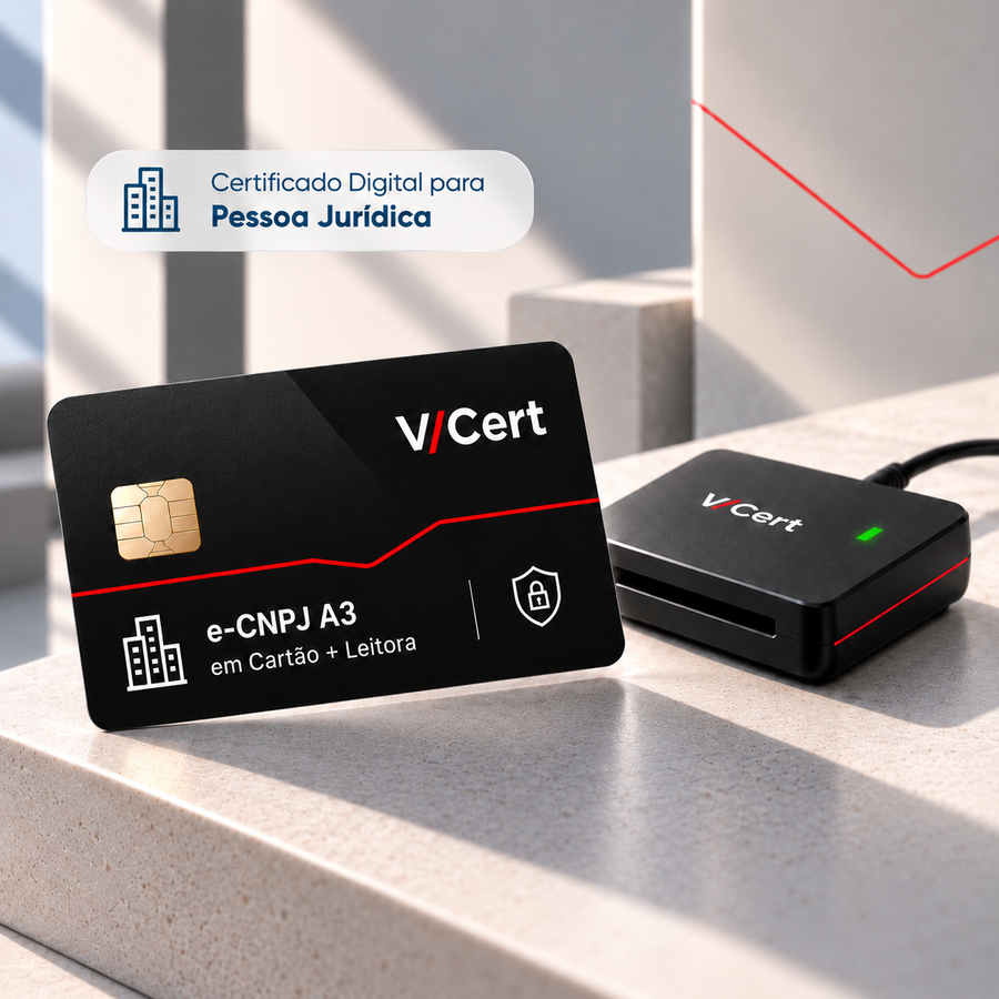e-CNPJ A3 em Cartão + Leitora