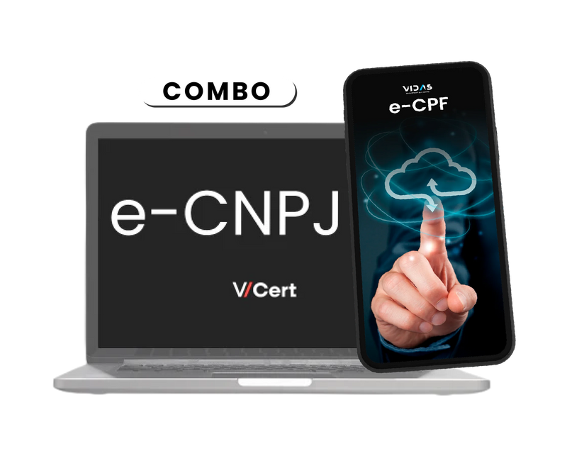 Renovação e-CNPJ A1 + e-CPF Nuvem 4 Meses (Combo)