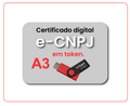 e-CNPJ A3 em Token - 2 anos e 6 meses + e-CPF Nuvem 4 Meses (Combo)