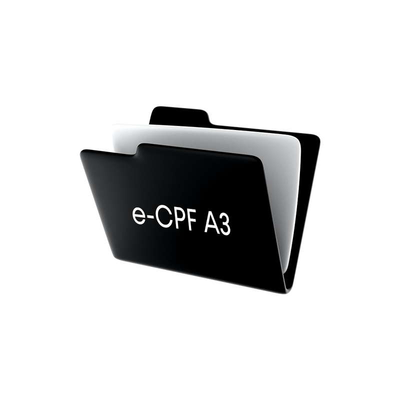 e-CPF A3 - Sem Mídia